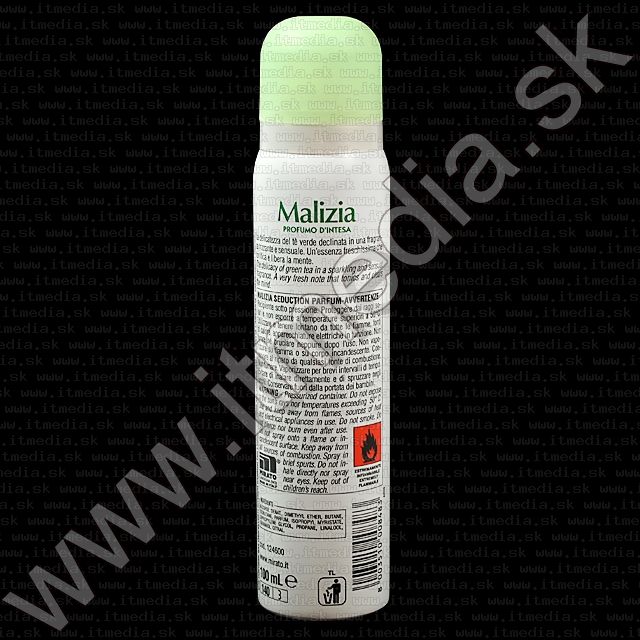 Image of Malizia D*Intesa Body Spray Green Tea (100ml DEO) (IT2576)